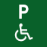 Disabled parking icon