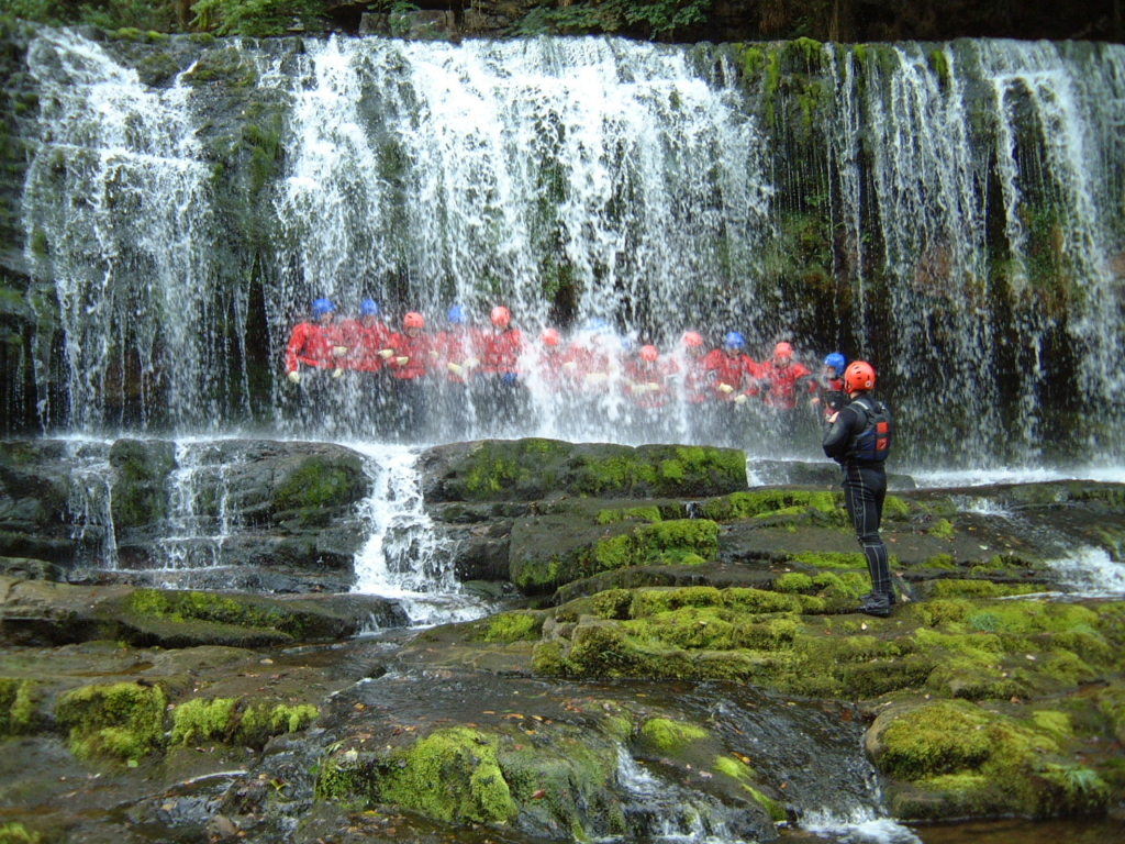 canyoning with Adventure Britain