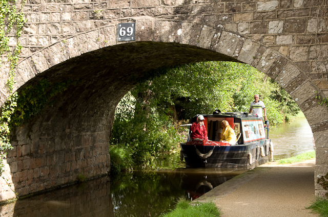 The Monmouthshire and Brecon Canal Brecon Beacons National Park, Wales